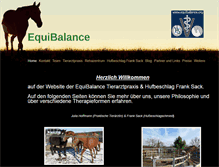 Tablet Screenshot of equibalance.org